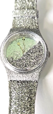 SWATCH GENT SPECIAL MILLE STELLE-GZ162-1999-NOT WORKING WHITOUT BOX-NEW-GLITTER - Immagine 1 di 4