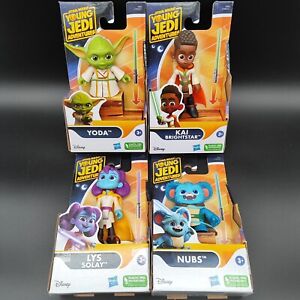 STAR WARS Young Jedi Adventures Kai Brightstar,Nubs,Yoda,Lys Solay, Figur Disney