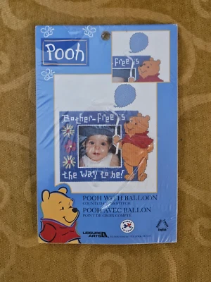 Leisure Arts Cross Stitch Winnie The Pooh With Balloon 13267 - Image 1 of 4