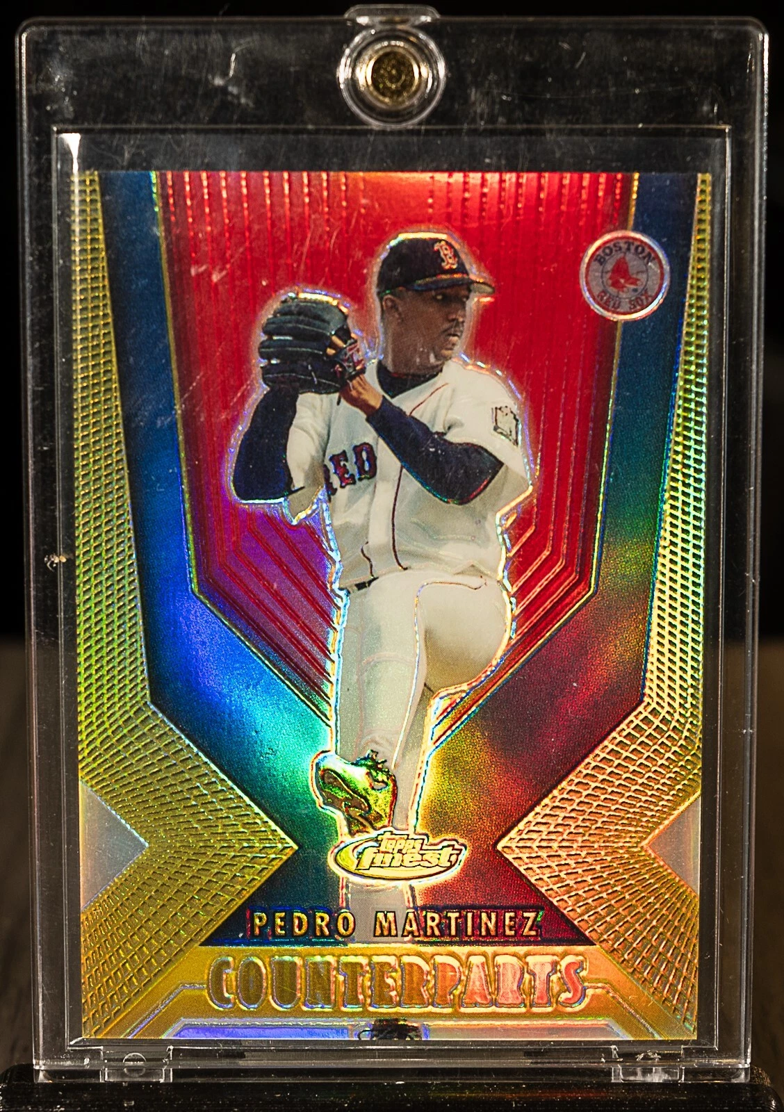 PEDRO MARTINEZ RICK ANKIEL 2000 Topps Finest Gold Refractor Counterparts HOF AZ1