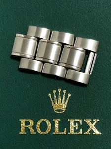ROLEX DATEJUST Uhr Edelstahl Armband 3 Extra Glieder SET 18mm Original  - Bild 1 von 5