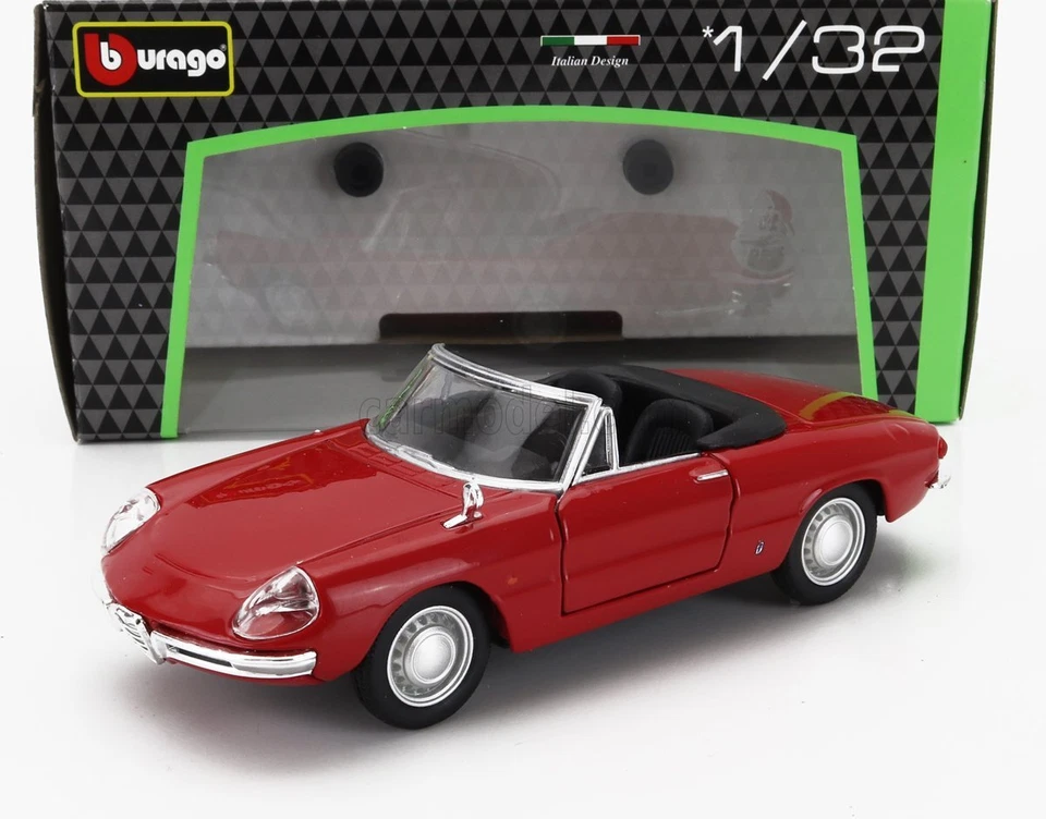 1/32 BURAGO - ALFA ROMEO - DUETTO 1600 SPIDER OPEN 1966 18-43047R - Immagine 1 di 1