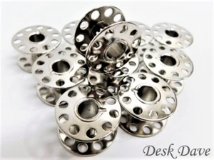 10 bobine per macchina da cucire nuove in metallo classe 15, 2518-A, per modelli SINGER, WHITE+ - Foto 1 di 9