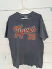 Detroit Tigers Verlander Number 35 T-Shirt Color: Distressed Gray, Size Large
