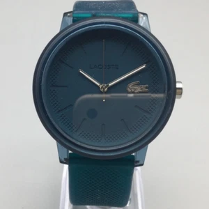 Lacoste Watch Mens 42mm Blue White Dial LC.79.1.29.3386 50M New Battery - Picture 1 of 16