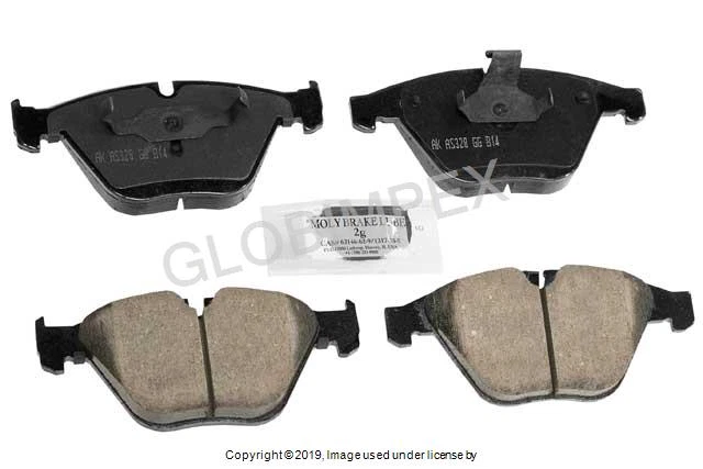 BMW 525i 528i 530i (2004-2008) Brake Pad Set FRONT GENUINE + WARRANTY - Image 1 of 1