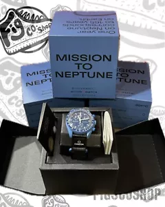 Omega X Swatch - Moonswatch Mission To Neptune - 42mm Brand✅Fast&Free💨📦💯TRSTD - Picture 1 of 4
