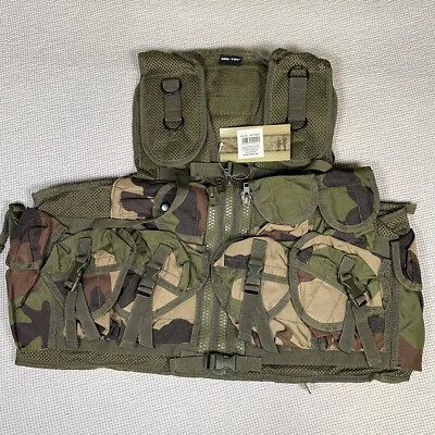 Mil-Tec 9-pocket Tactical Vest CCE Woodland Camo