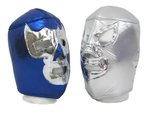El Santo y Blue Demon Adult Lucha Lubre Mask Party Pack - Imagen 1 de 2