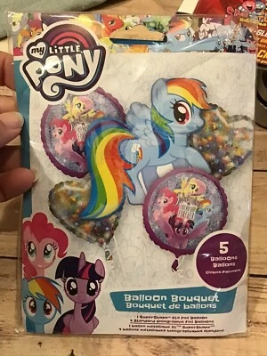 Buquê My Little Pony 5 balões -Novo  - Imagem 1 de 2