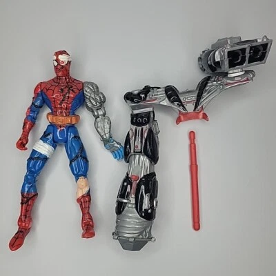 Figura de colección de la serie animada Cyborg Spider-Man 1996 Toybiz Marvel Comics Foto 1 de 4