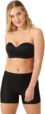 Sujetador sin tirantes Staying Power para mujer Wacoal 277545, negro, 38DD Foto 1 de 2