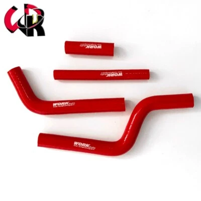Manguera de radiador de silicona roja para Yamaha YZ250 YZ 125 1996-2004 1999 1998 1997 2001 Foto 1 de 4