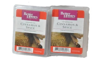 Lote de 2 cubos de cera Scentsy Better Homes canela y especias - Imagen 1 de 2