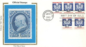 1st Day Cover Navy Department Colorano Silk 1983 4¢ Stamps - Picture 1 of 2