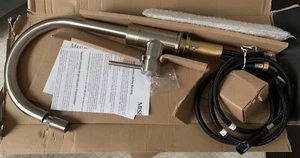 Miseno MNO003DSSP Mia Bar & Prep Faucet with Pull-Down Spray Head in PVD SSteel - Picture 1 of 3