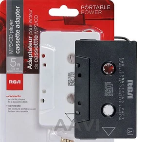 RCA Best Car Auto Deck Casete Cinta Música Adaptador para iPod MP3 iPhone Laptop CD - Imagen 1 de 5