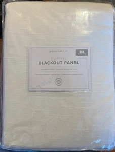 Pottery Barn Kids Evelyn Leinen Verdunkelung Vorhangstange Tasche weiß 44" x 84" - Bild 1 von 1