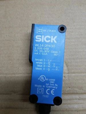 SICK WL14-2P430 W14-2, Photoelectric retro-reflective sensor, Standard optics - Image 1 of 3