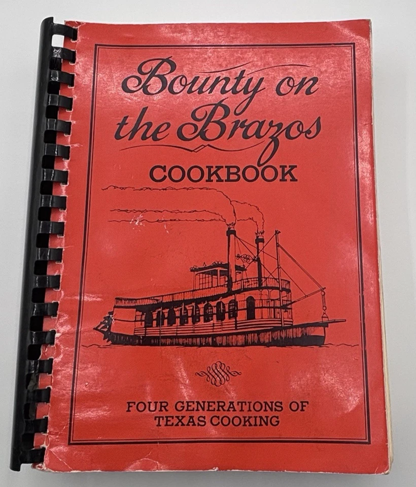 Bounty on the Brazos Cookbook Marlin Texas Four Generations Family 1980 Vtg RARE - Imagem 1 de 4