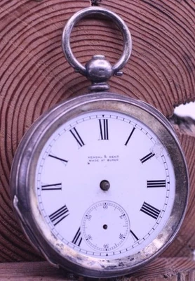 KENDAL & DENT BUREN 935 银色男式怀表 49.7 毫米用于维修(欧盟) — 第 1/4 张图片