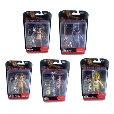 FUNKO FNAF 14CM Nightmare Freddy, Bonnie, Foxy, Chica PVC Action Figures Collection