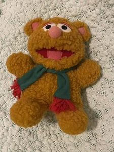 Muppet Babies Fozzie Bear Christmas Plush McDonald's Jim Henson Vintage 1987  - Picture 1 of 6