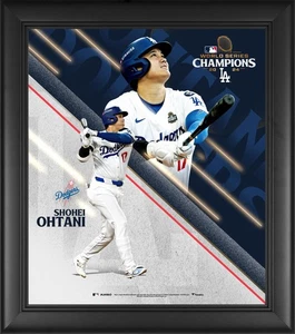 Shohei Ohtani Los Angeles Dodgers 2024 World Series Champs Framed 15x17 Collage - Picture 1 of 1