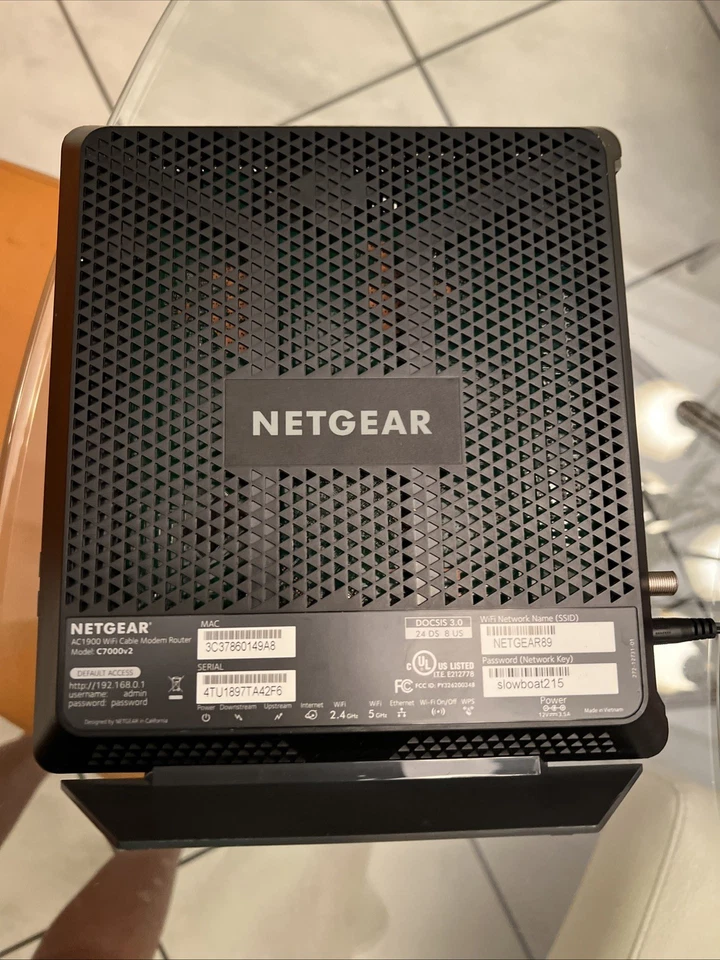 Netgear Nighthawk "AC1900" Cable Modem Router (C7000v2)  - Image 1 of 1