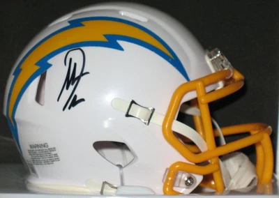 Mini Casco de Velocidad Firmado Autógrafo Antonio Gates Certificado BAS S.D. Cargadores Foto 1 de 4