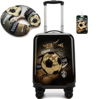 Juego de equipaje para niños Juego de maletas de 2 piezas 16’’’ equipaje rígido con rueda giratoria... Foto 1 de 4