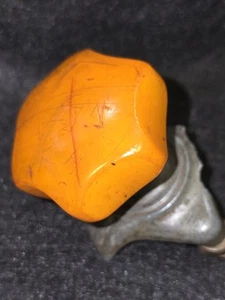 Vintage Art Deco Carmel Bakelite Spinner Necker Knob Hot Rod Rat Rod @4 - Picture 1 of 6