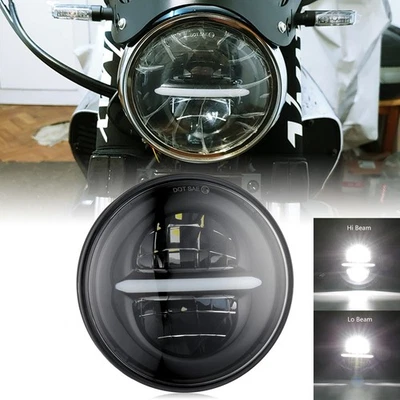 5,75'' Motorrad Hi/Lo LED Scheinwerfer Für Yamaha Vmax 1200 Virago 250 750 535 - Bild 1 von 4