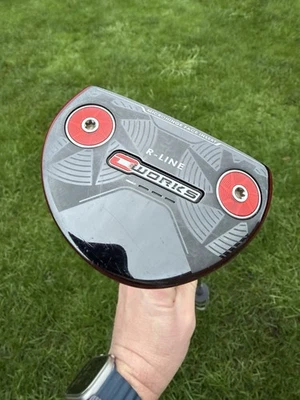 ✅Odyssey O-Works Red R-Line Mallet Putter - Acciaio 35" - Impugnatura Super Stroke 5.0 - RH✅ - Immagine 1 di 4