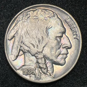 Buffalo Nickel 1936 - Imagen 1 de 2