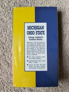 Ohio State vs. Michigan College Football's Greatest Rivalry VHS Sealed New - Imagen 1 de 2