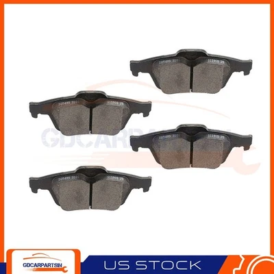 4 pastillas de freno traseras de cerámica para Volvo S40 2004-2011 2005-2011 Volvo V50 Foto 1 de 4
