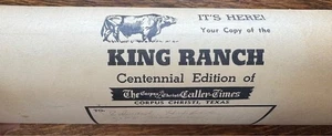 TexasCattle Ranching King Ranch Edición Centenaria del Corpus Christi 1ª edición - Imagen 1 de 5