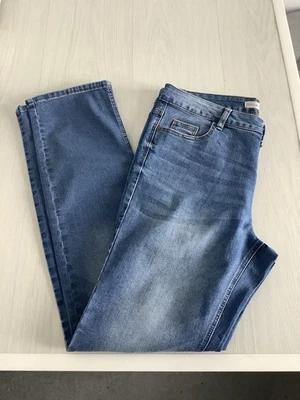 GEORGE LADIES BLUE DENIM JEANS SIZE UK 12 - Image 1 of 4