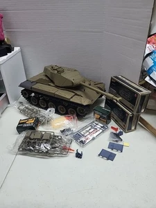 Upgraded 1/16 HengLong 7.0 US M41A3 Walker Bulldog RC Tank Metal Tracks Wheels - Picture 1 of 13