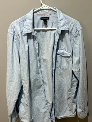 Camisa con botones I•N•C International Concepts para hombre talla XL manga larga, lengüeta enrollable Foto 1 de 3