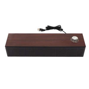 Computer Speakers Multifunctional Stylish Vintage USB Power Supply HiFi Stere FY - Afbeelding 1 van 24