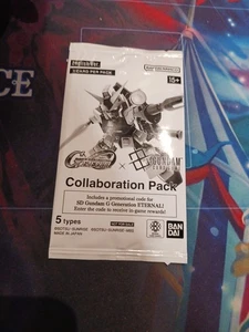 Gundam Card game Collaboration Promo Pack SD G Generation Eternal ENGLISH - Picture 1 of 1