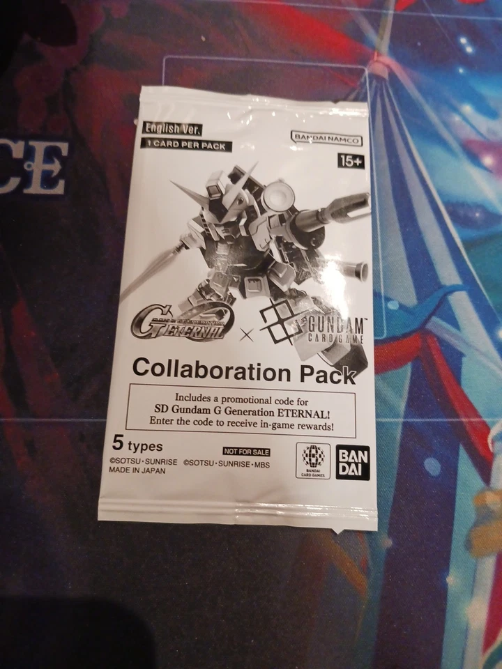 Gundam Card game Collaboration Promo Pack SD G Generation Eternal ENGLISH - Image 1 of 1