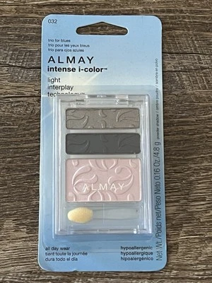 Almay intense i-color light interplay eyeshadow, 032 trio for blues - Image 1 of 2