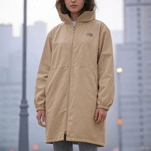 THE NORTH FACE Women's Daybreak Rain Parka, Color: Khaki Stone, Size: Large - Picture 1 of 3