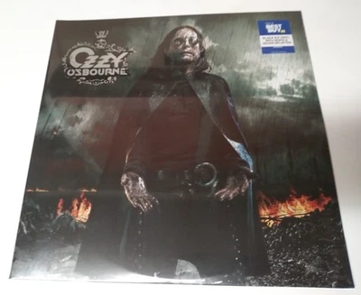 OZZY OSBOURNE BLACK RAIN LIMITED  BLACK ICE , WHITE AND SILVER SPLATTER VINYL LP - Image 1 of 4