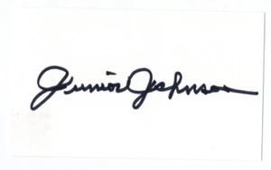 Junior Johnson Signed 5x3 Autographed Index Card IDC Racing NASCAR #01 - Picture 1 of 1