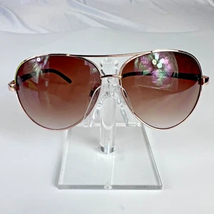 ELLE Sunglasses WEL91SG13 Aviator Brown/ Gold 62 [] 12-123 - Lenses Scratched - Picture 1 of 14