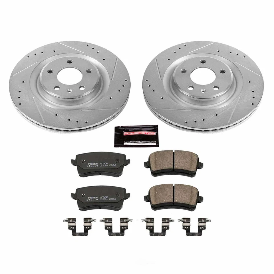 Disc Brake Pad and Rotor Kit fits 2011-2018 Audi S5 S4 Q5  POWER STOP - Image 1 of 4